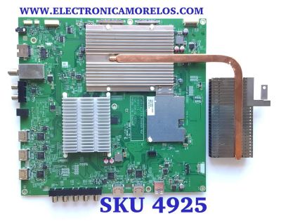 MAIN PARA TV VIZIO 4K RESOLUCION (3840 x 2160) UHD / NUMERO DE PARTE 734.00B01.0001 / 755006010001 / Y14_RS652-B2 / 14021-1 / 748.00B24.0011 / PANEL T650QVF04.2 / DISPLAY T650QVN02.6 / MODELO RS65-B2 LVZASC